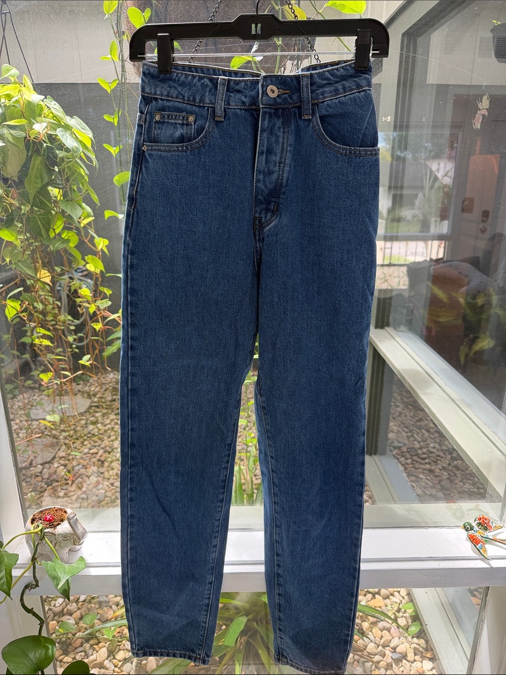 DISSH Straight-Leg Dark Blue Jeans